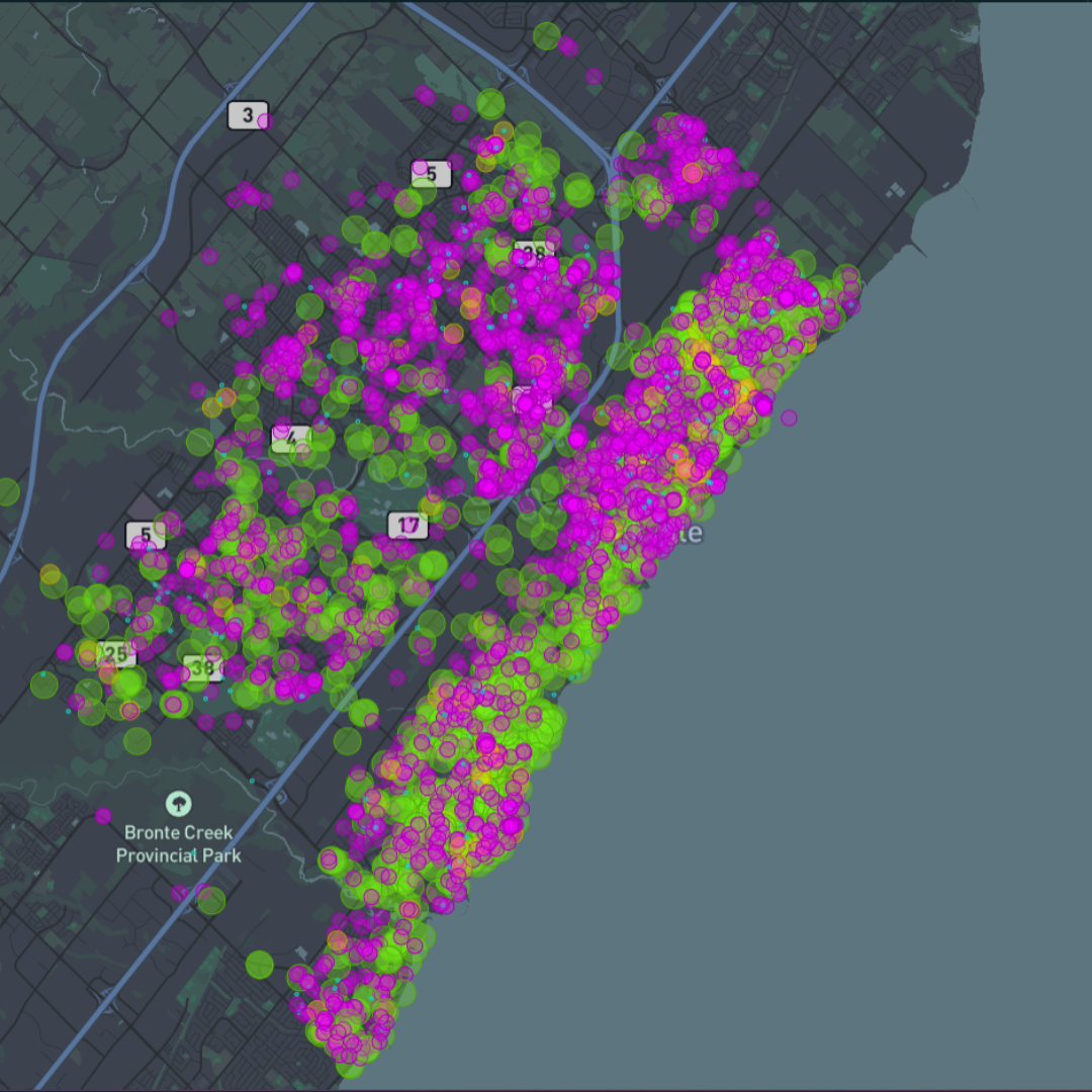 And, like in Steve's tutorial, I added transparency or opacity to the objects.